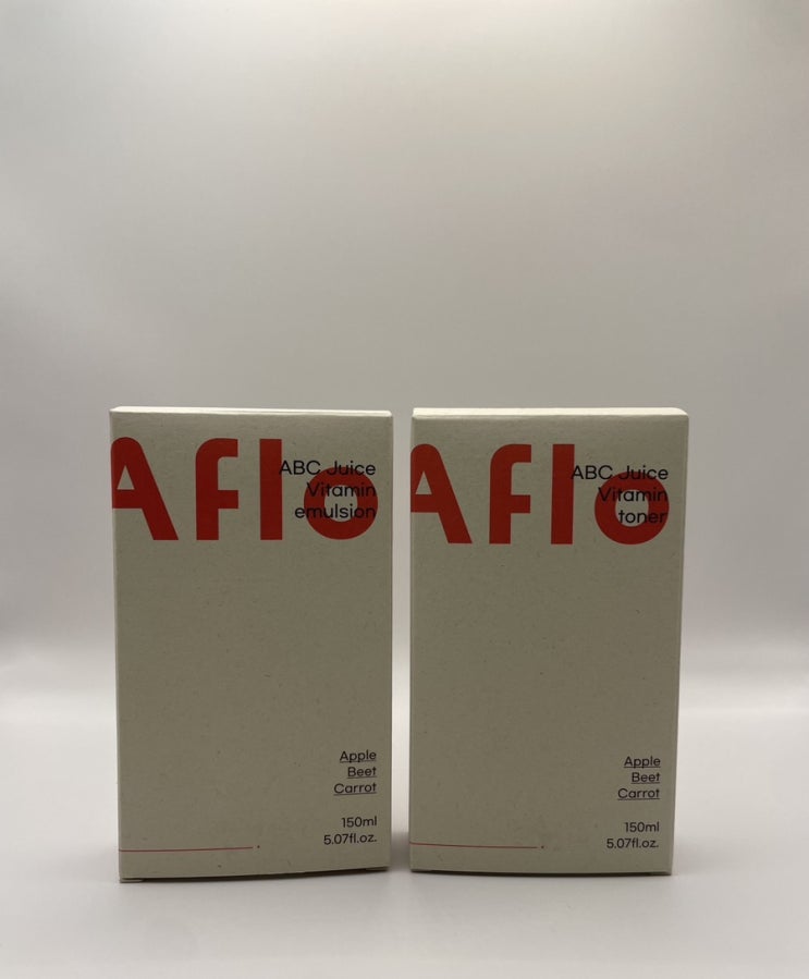  [비건화장품]에이플로_AFLO_에이비씨쥬스 스킨케어_먹지 말고 피부에 양보하세요