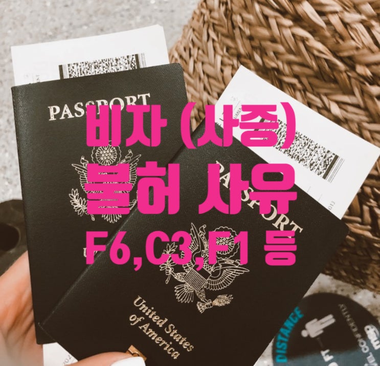 결혼비자 F6 가족초청비자 C3, F1 등 불허사유(대한민국 대사관 사증발급 불허) 결혼비자 F6 가족초청비자 C3, F1 등 불허사유(대한민국 대사관 사증발급 불허)