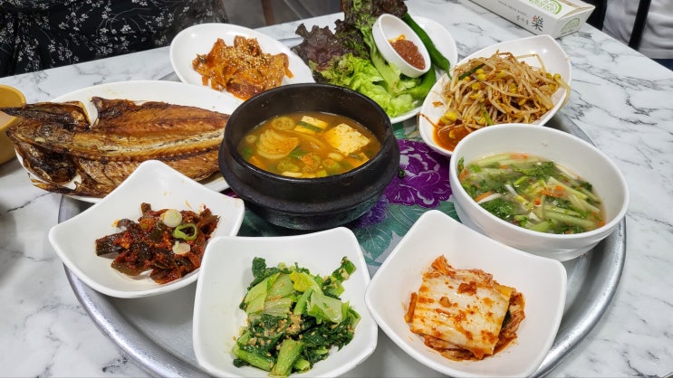 [포항맛집/죽도시장맛집]저렴한 생선구이보리밥한정식<대화식당>