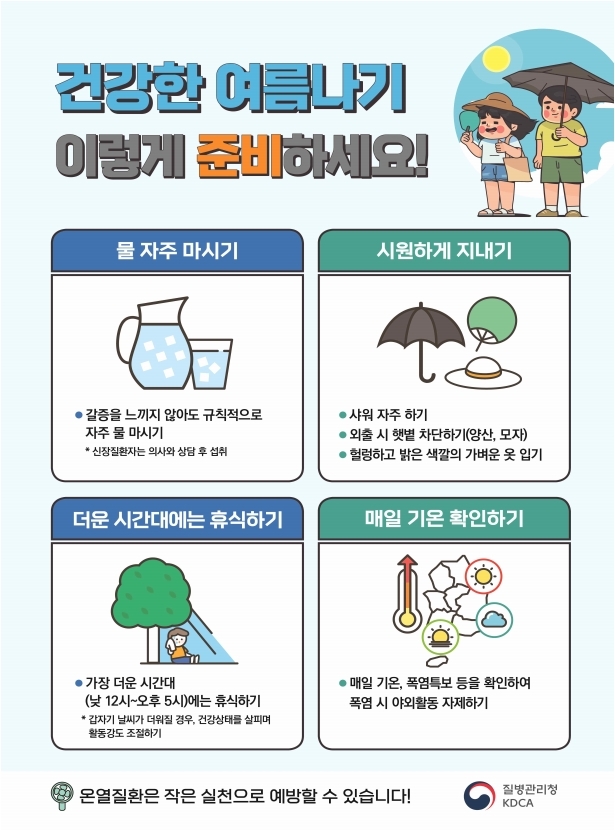  폭염 및 식중독 주의_하절기 안전관리 안내