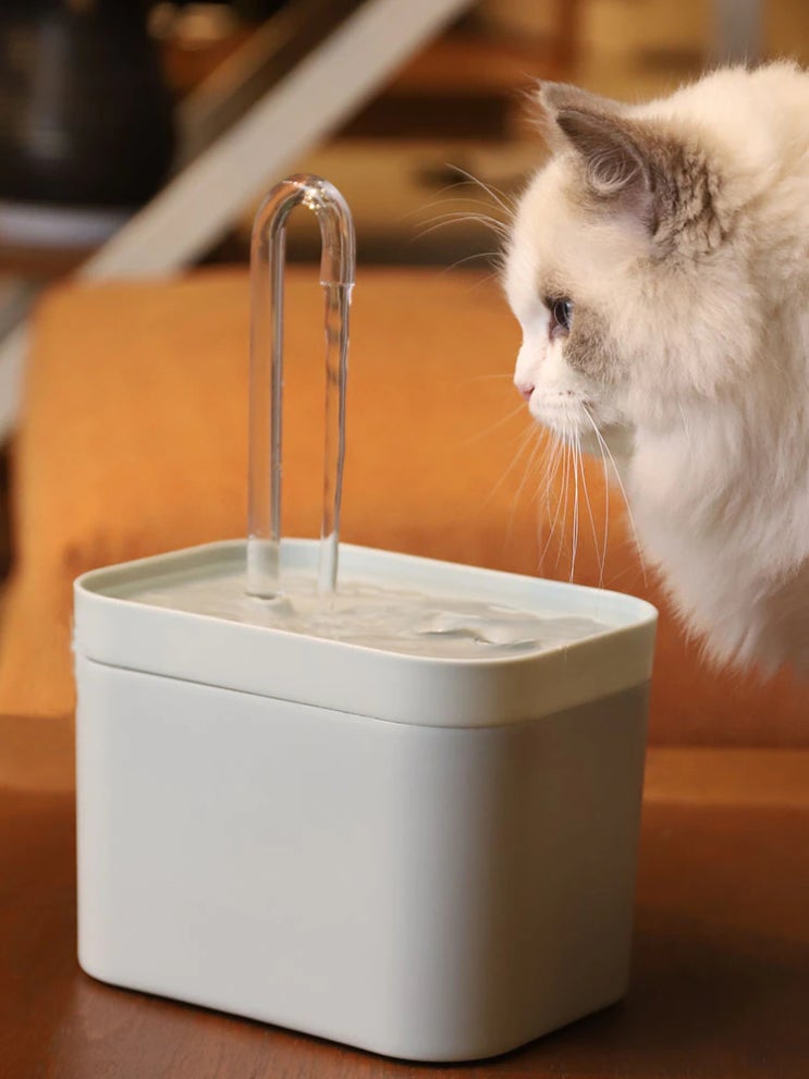 "편리하고 건강한 음소거 고양이 술꾼 그릇, 애완 동물을 위한 최고의 물 분수 자동급수기"