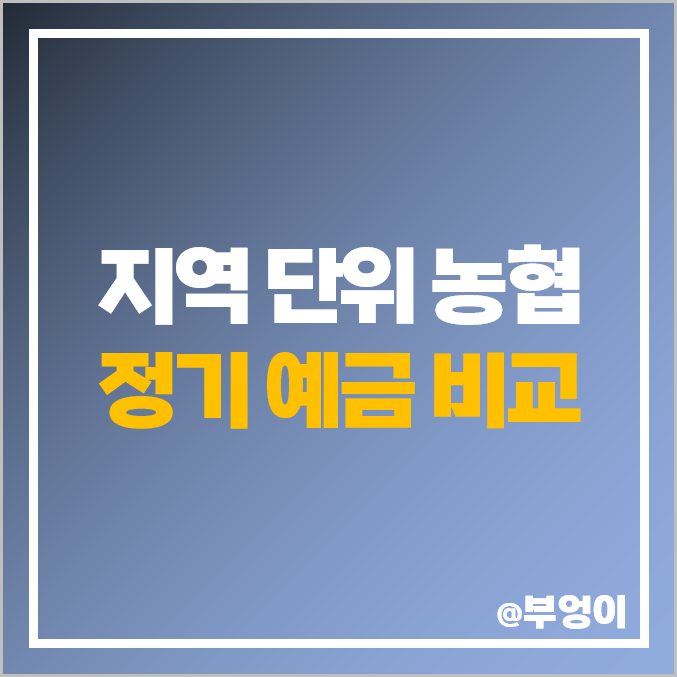 지역 단위 농협 정기 예금 금리 비교, 단기 6개월 고금리 특판 이자 추천 지역 단위 농협 정기 예금 금리 비교, 단기 6개월 고금리 특판 이자 추천