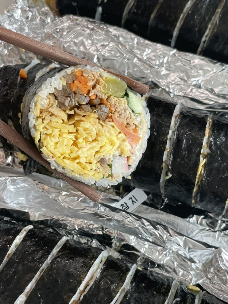  줄 서서 먹는 김밥 부전시장 명란김밥 가격 위치 웨이팅
