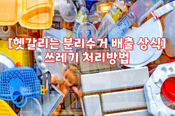  [헷갈리는 분리수거 배출 상식] 쓰레기 처리방법 크린리더가  알려드릴게요!