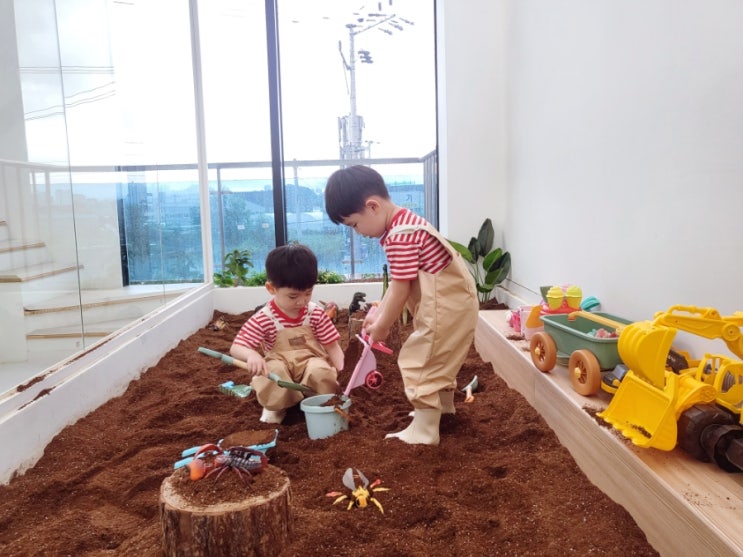  광주 실내 놀이터 니니키즈 모래놀이 흙놀이