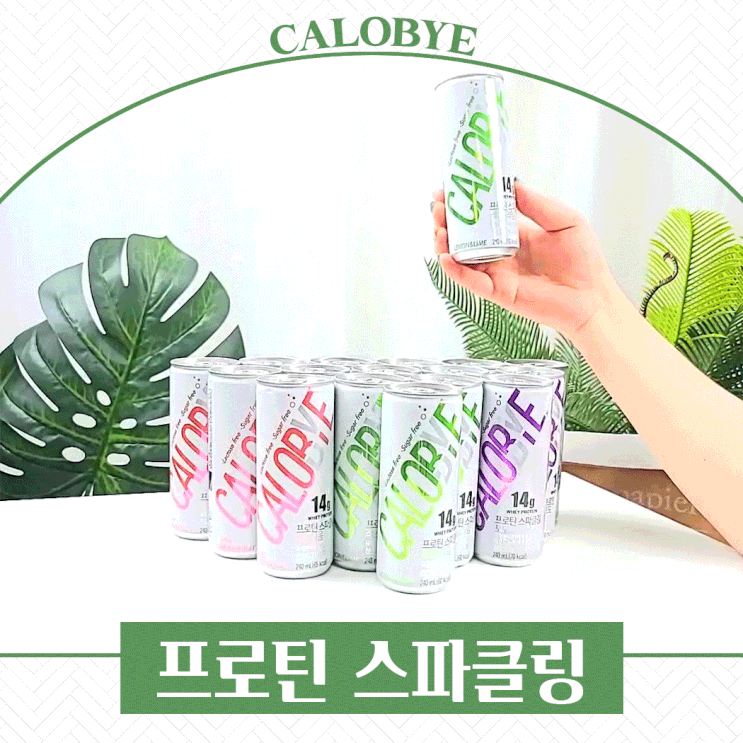  단백질음료 청량한 칼로바이 프로틴 스파클링