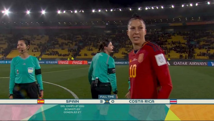  2023 FIFA 여자월드컵 C조 1차전 스페인 vs 코스타리카