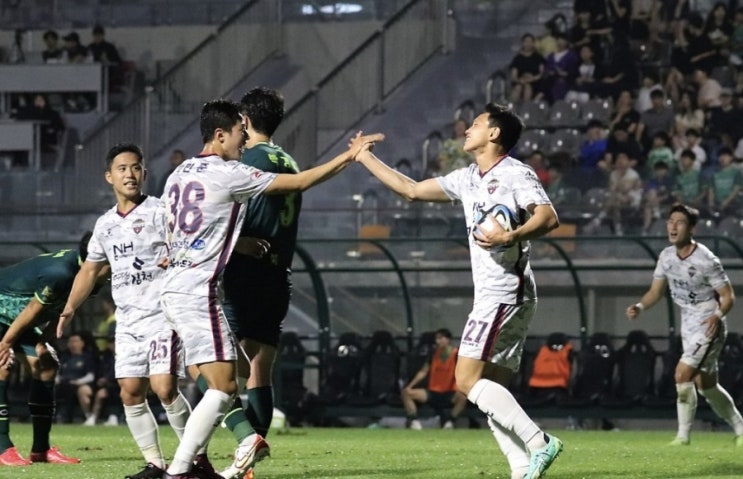 2023시즌 K리그2 국내 프로축구 22라운드 충북청주 서울이랜드 경남FC 김천상무 충남아산 부천FC