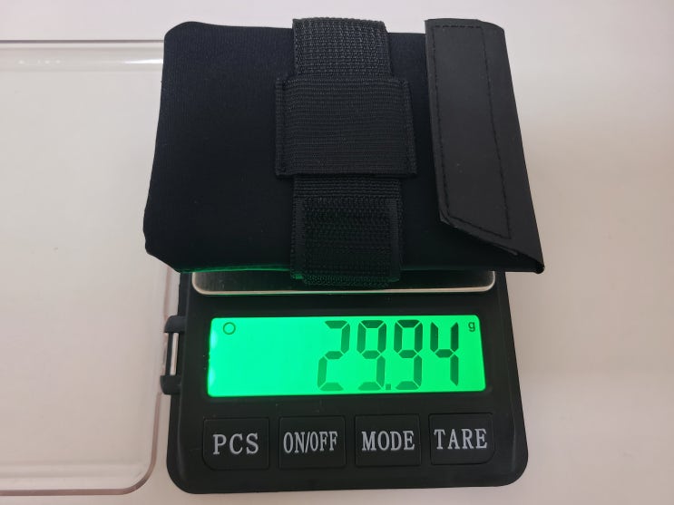  [무게실측] 작은 자전거 안장가방 #벨크로 #알리 #4천원 #모리모노