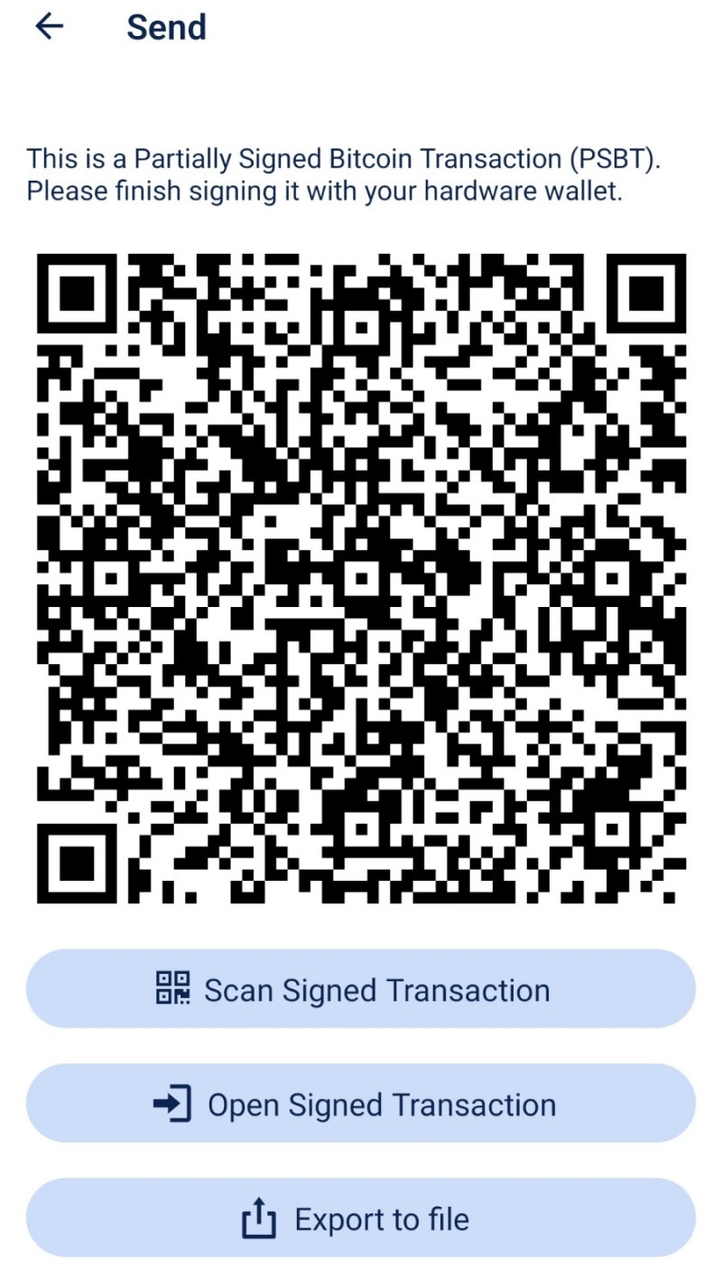 블루월렛에서 비트코인 보내기 [SeedSigner v0.6.0] : 네이버 블로그