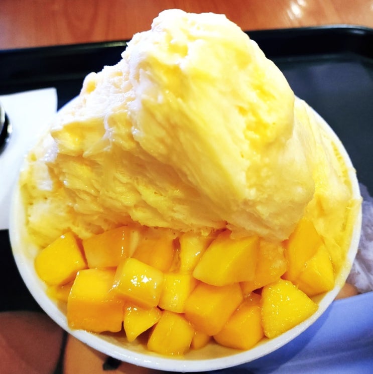  롯데월드타워 로이즈 생망고 목화 빙수 망고 얼음 빙수 먹으러 갈래? 2