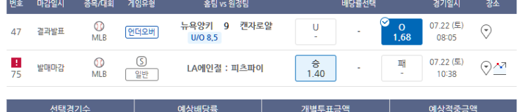 프로토 7/21일 금요일 도전 4경기 적중 및 한폴낙 프로토 7/21일 금요일 도전 4경기 적중 및 한폴낙