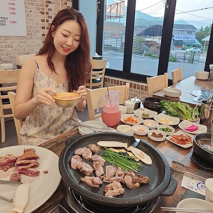  무주 구천동 맛집 무주오리 백숙 통오리구이 찐이다
