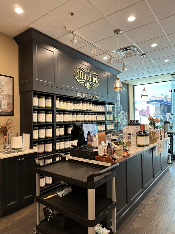  랭리 윌로브룩몰 이탈리안 카페 Murchie’s Fine tea & coffee / 랭리 쇼핑몰 카페