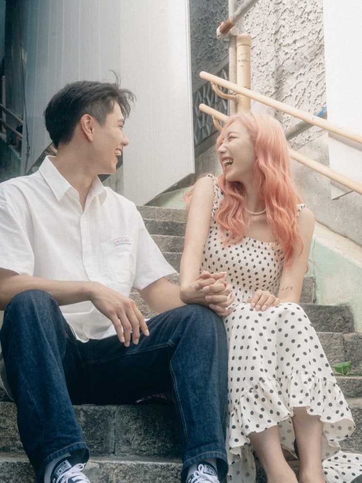  부산 레트로 스냅, 부산 커플 사진