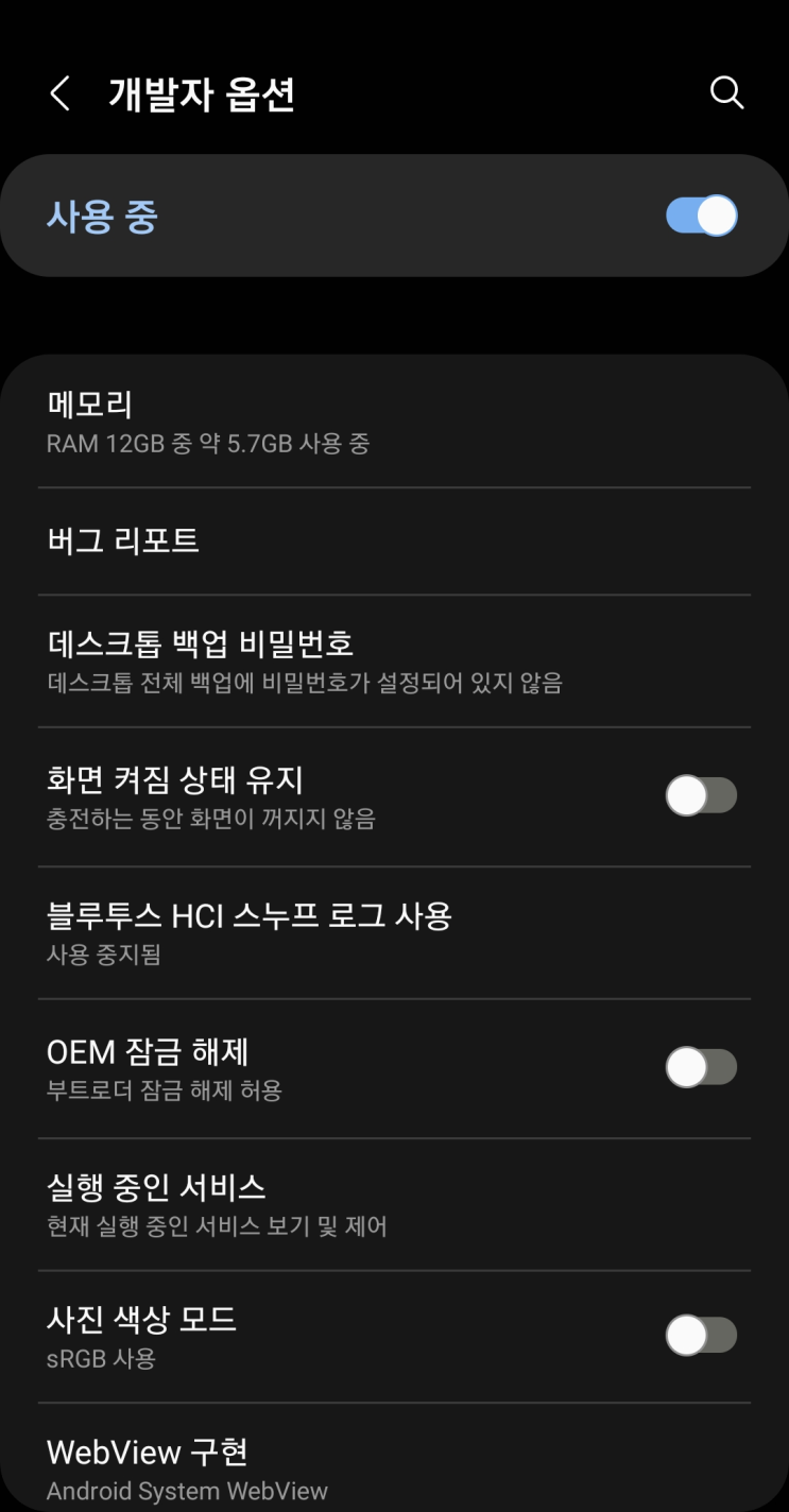  갤럭시 노트10+ 존버하기 나만의 환경설정