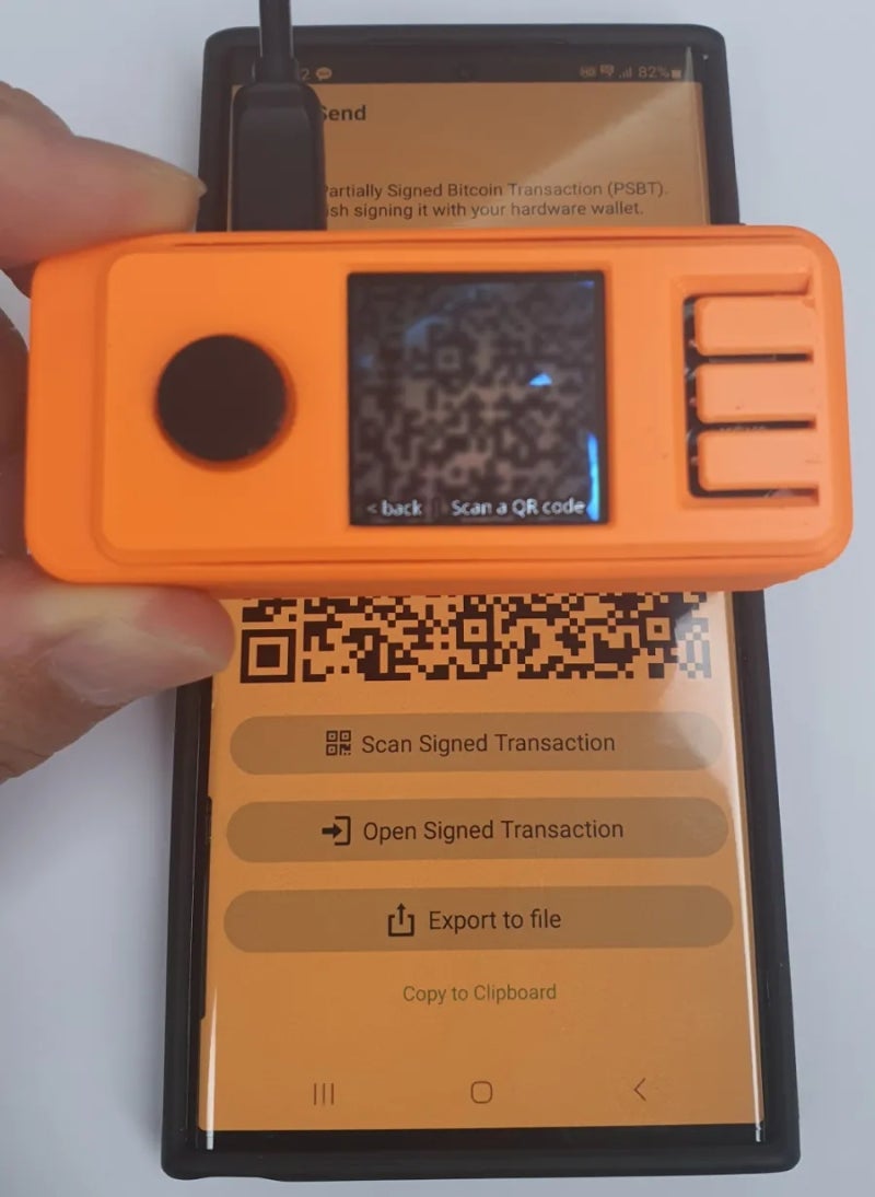 블루월렛에서 비트코인 보내기 [SeedSigner v0.6.0] : 네이버 블로그