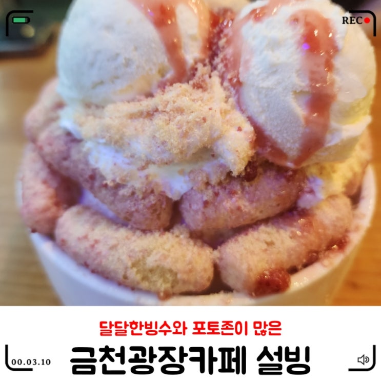  청주금천카페 / 신메뉴 출시 설빙