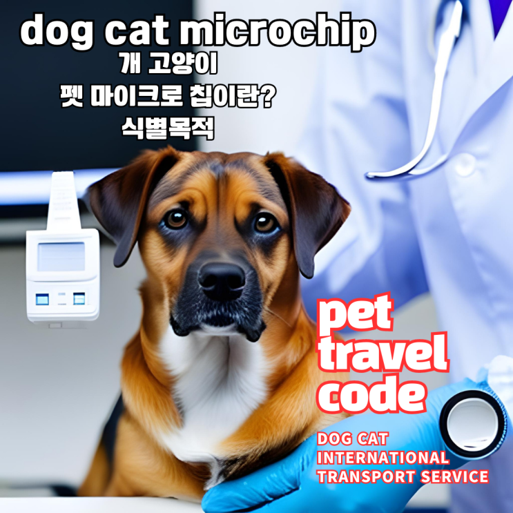  강아지 고양이 반려동물 반려견 애견 반려묘 대형견 단두종 출국 검역 마이크로칩?