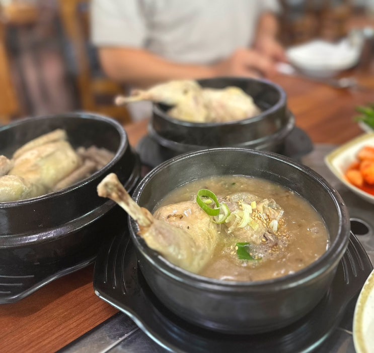  광혜원 삼계탕 맛집_녹두반계탕과돌솥밥