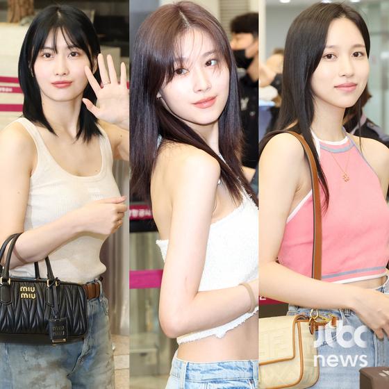  트와이스 미나·사나·모모, '미사모' 아침 깨우는 모닝 엔젤...팬에게 보내는 찐미소