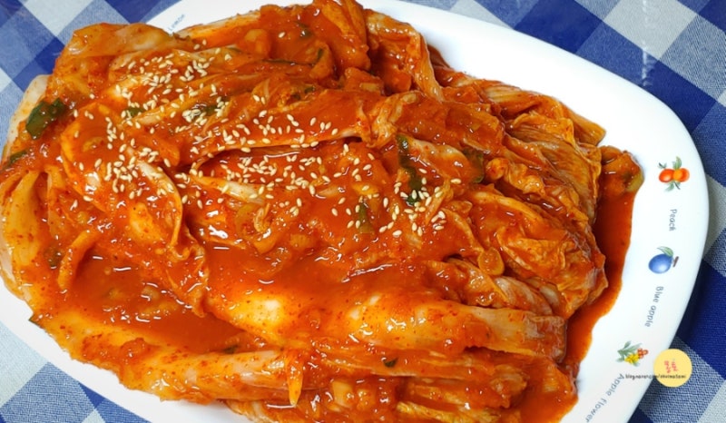 종가집 포기김치 구매 후기 알뜰맘 전라도 포기김치 10kg 파김치 300g