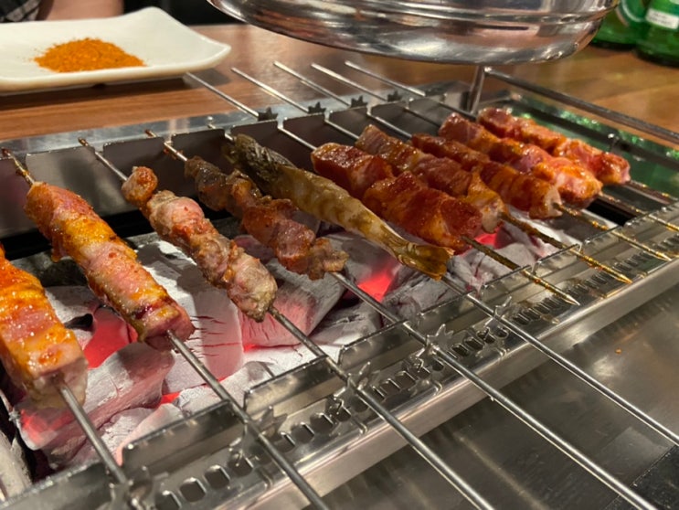  약수동 양꼬치집 토리양꼬치 고려춘 어향육사 모듬꼬치