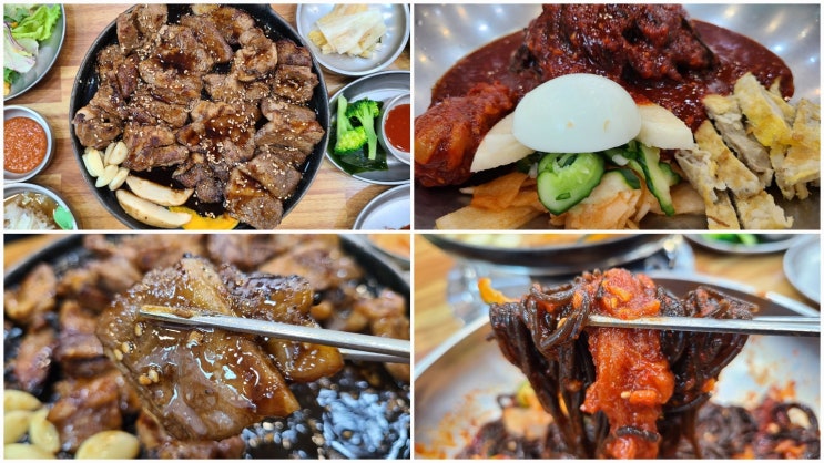  현지인 북적이던 진주맛집 고기달인 진주냉면 돼지갈비도 굿