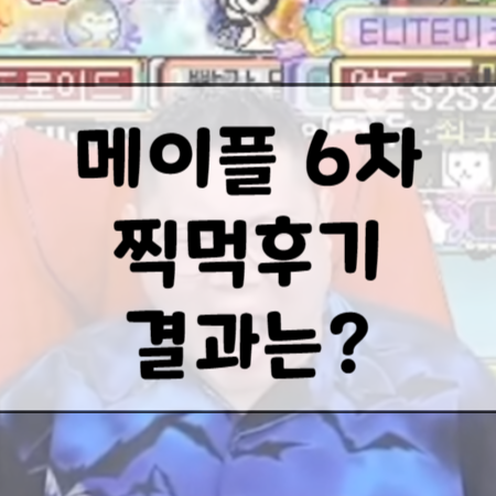  메이플스토리 하이퍼버닝 보상 기간 6차전직 (ft. 찍먹후기)