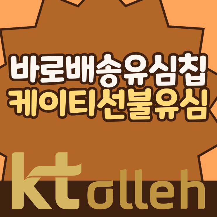  바로배송유심칩으로 케이티선불유심 개통하세요