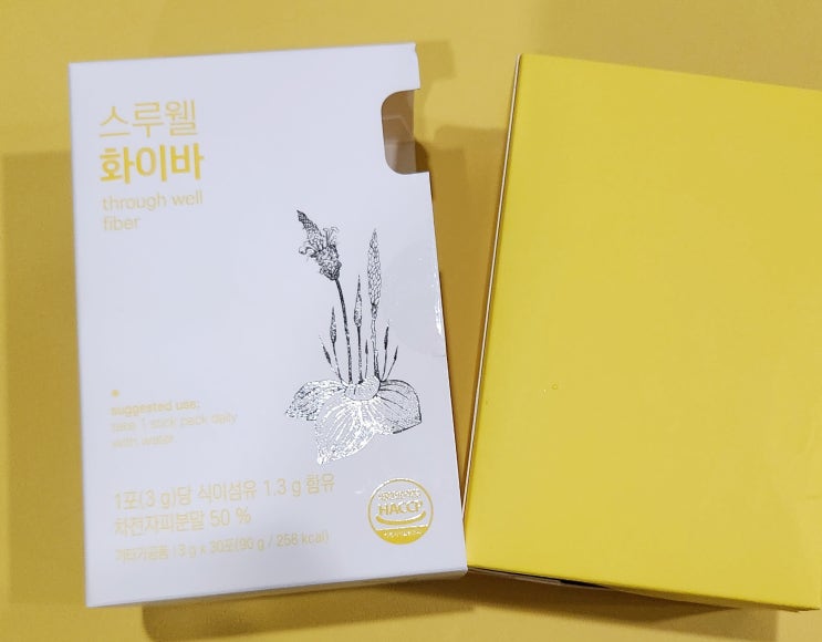  스루웰화이바 차전자피환 식이섬유