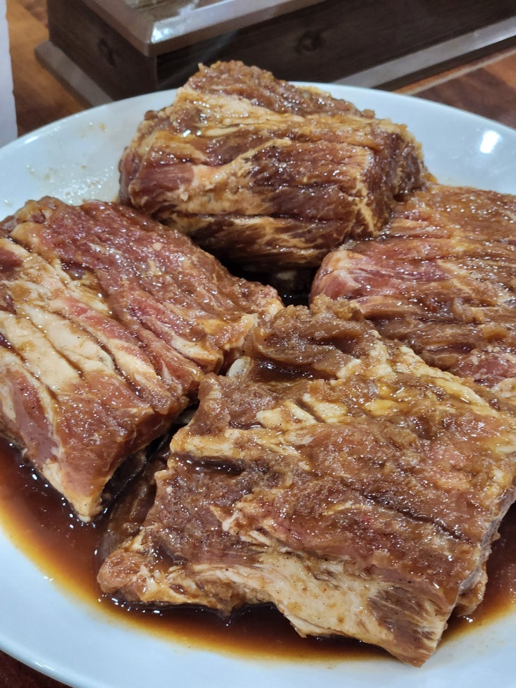  서천 소담숯불갈비 - 리뉴얼 오픈! 돼지왕갈비 후기