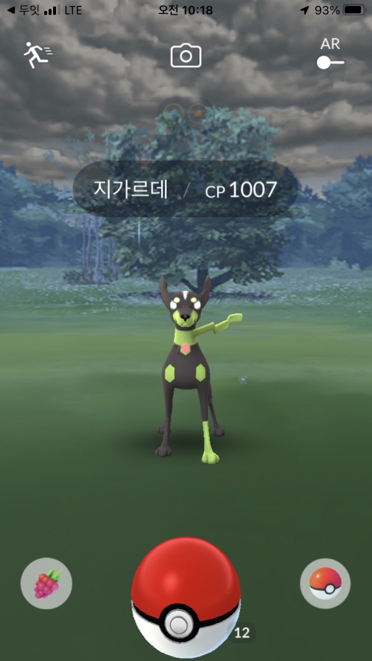  포켓몬고 지가르데 도등!