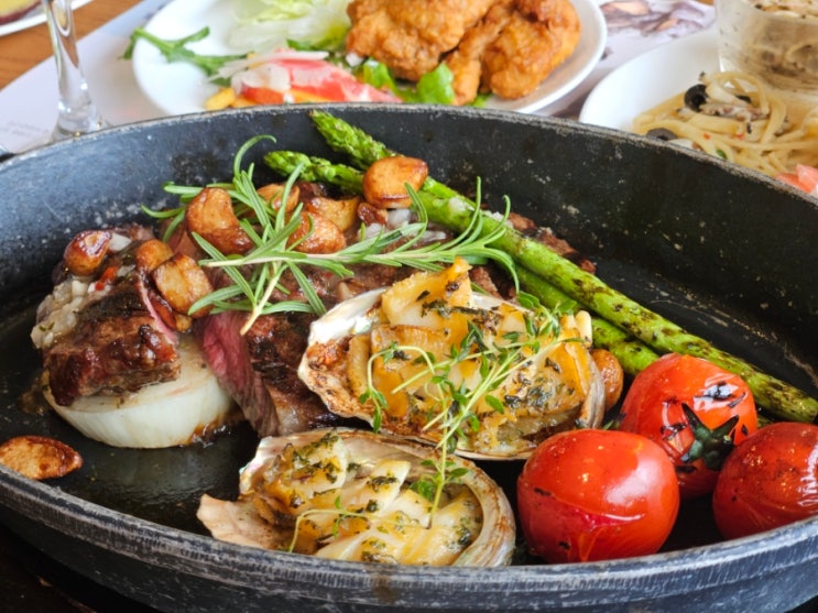  빕스X전라남도 완도 신메뉴 허브버터 완도전복&립아이 스테이크 전주 맛집 100일 데이트 VPIS 여름 한정 메뉴