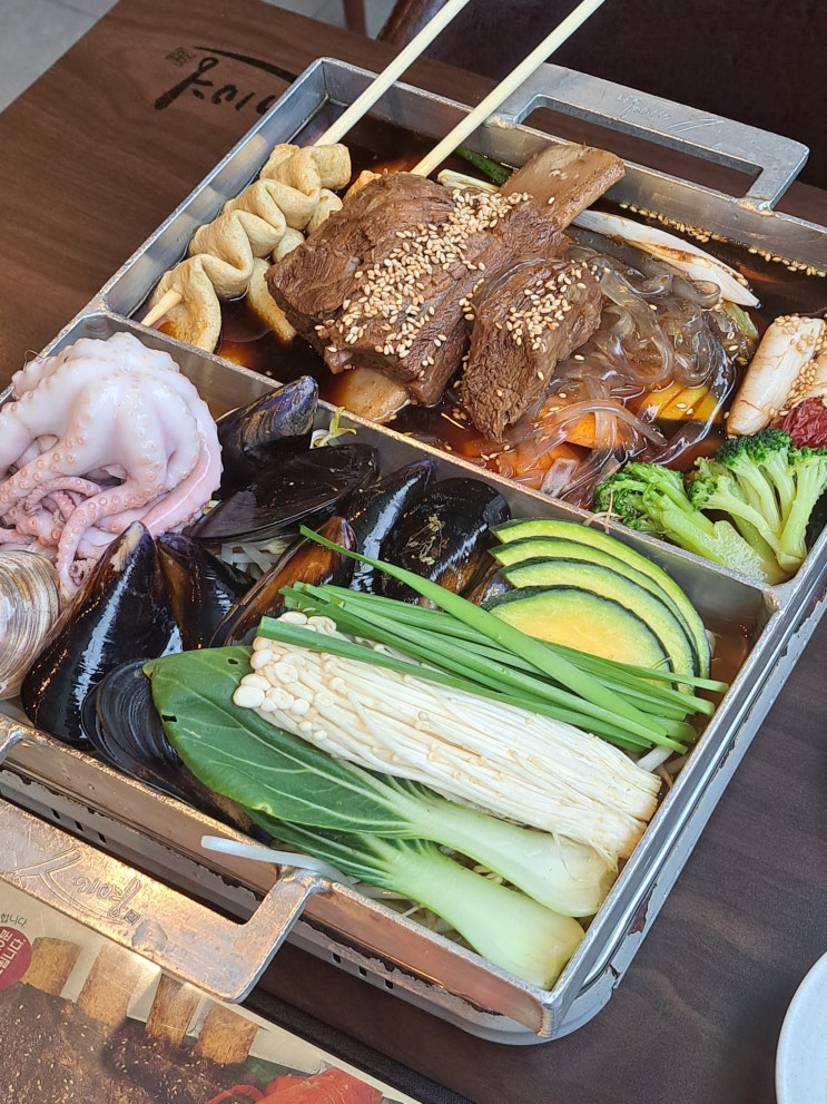  인천송도맛집 반반 갈비찜 연포탕, 인기명