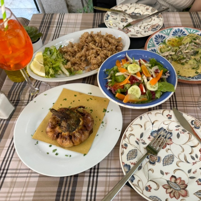  유럽여행 이탈리아 로마 식당 Osteria Pesce Fritto e Baccala’ 리뷰.
