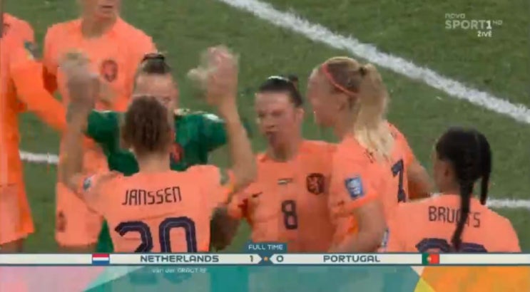 2023 FIFA 여자월드컵 E조 1차전 네덜란드 vs 포르투갈