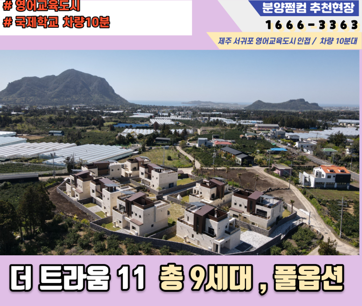  제주 타운하우스 분양 서귀포 국제학교 16억5천 더트라움11