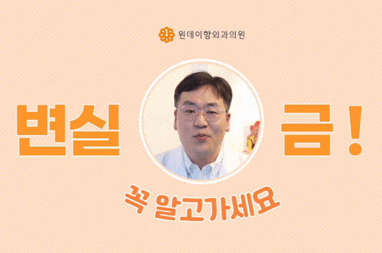  성남 변실금 병원 가기 전 읽고가세요