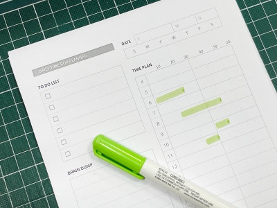 타임 박스 플래너(time box planner) PDF 직접 출력하기 : 네이버 블로그