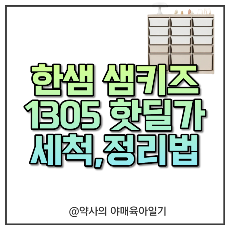 한샘 샘키즈 아기 수납장 핫딜 구매, 뚜껑, 세척, 정리 (이상 vs 현실)