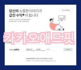  카카오애드핏을 활용한 애드센스 애드핏 승인과 수익 분석