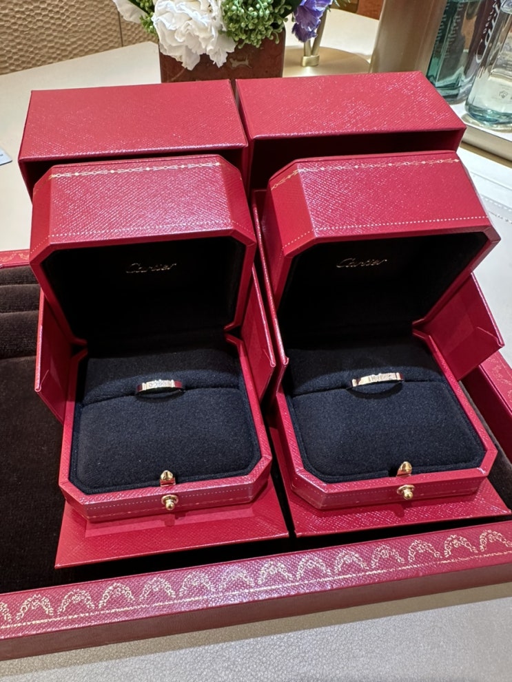  [wedding-4] 백화점 웨딩밴드 투어 후기 및 소소한 팁(까르띠에 마이용팬더로 결정!)
