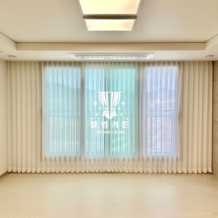  (고객후기)포항 차르르커튼 설치 블링블링하게~저렴하면서 실속까지~! 포항커튼 블라인드(블링커튼)