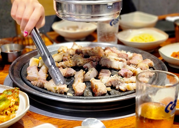 센텀고기집 제주돈가 육즙팡팡 오겹살 맛집