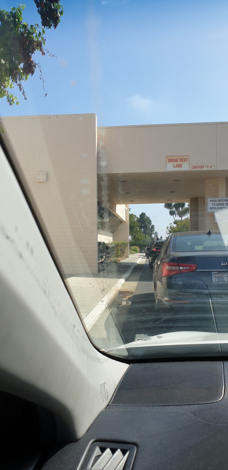 캘리포니아 운전면허 실기시험(샌디에고 DMV)과 NO SSN