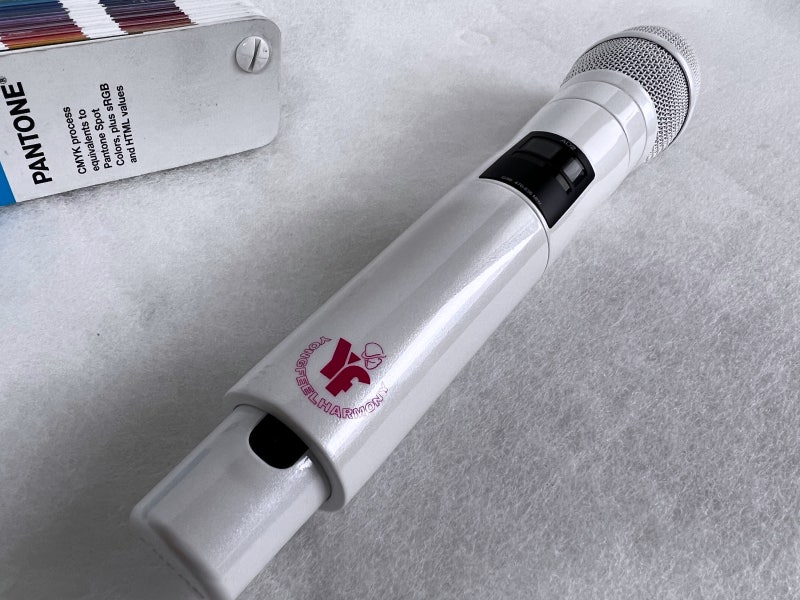 SHURE AD2 KSM9 화이트 칼라 펄 유광 커스텀마이크 도색 네이버 블로그