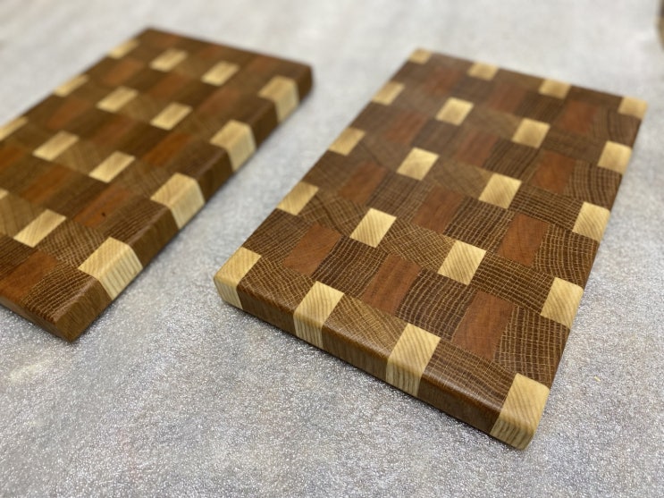  endgrain plaiting board / 플레이팅 도마_우디터