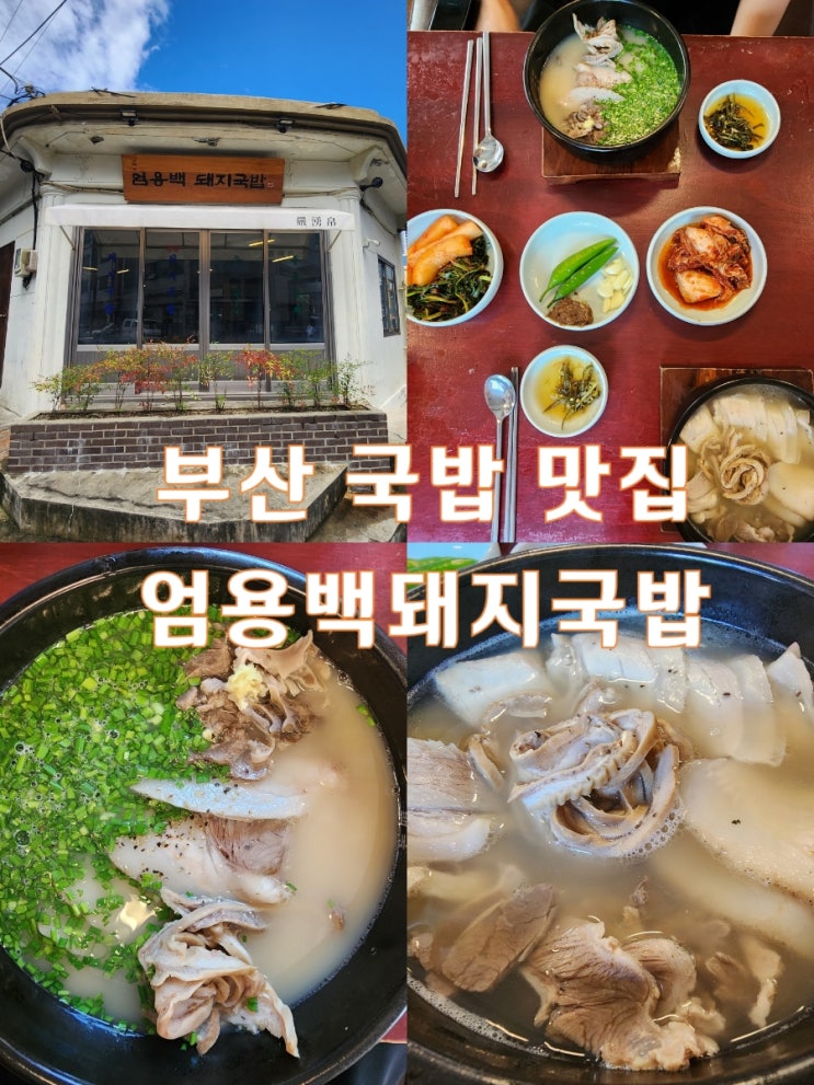  부산 수영 웨이팅 맛집 : 엄용백 돼지국밥
