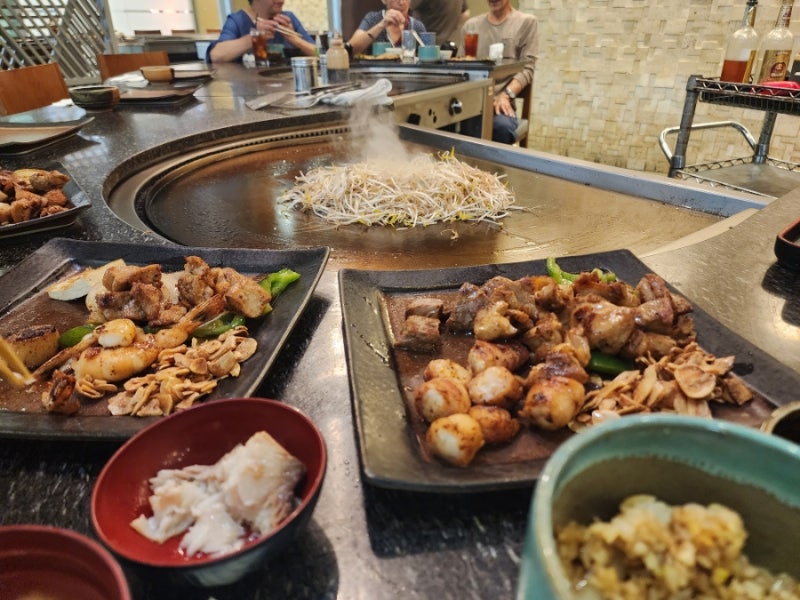 괌 조이너스 예약~ 데판야끼 점심 굳!